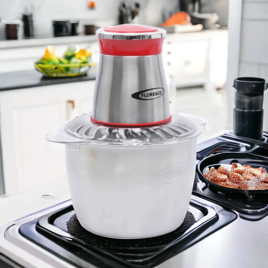 [AT7030R] Hachoir Florence 3L 1000W Inox Rouge