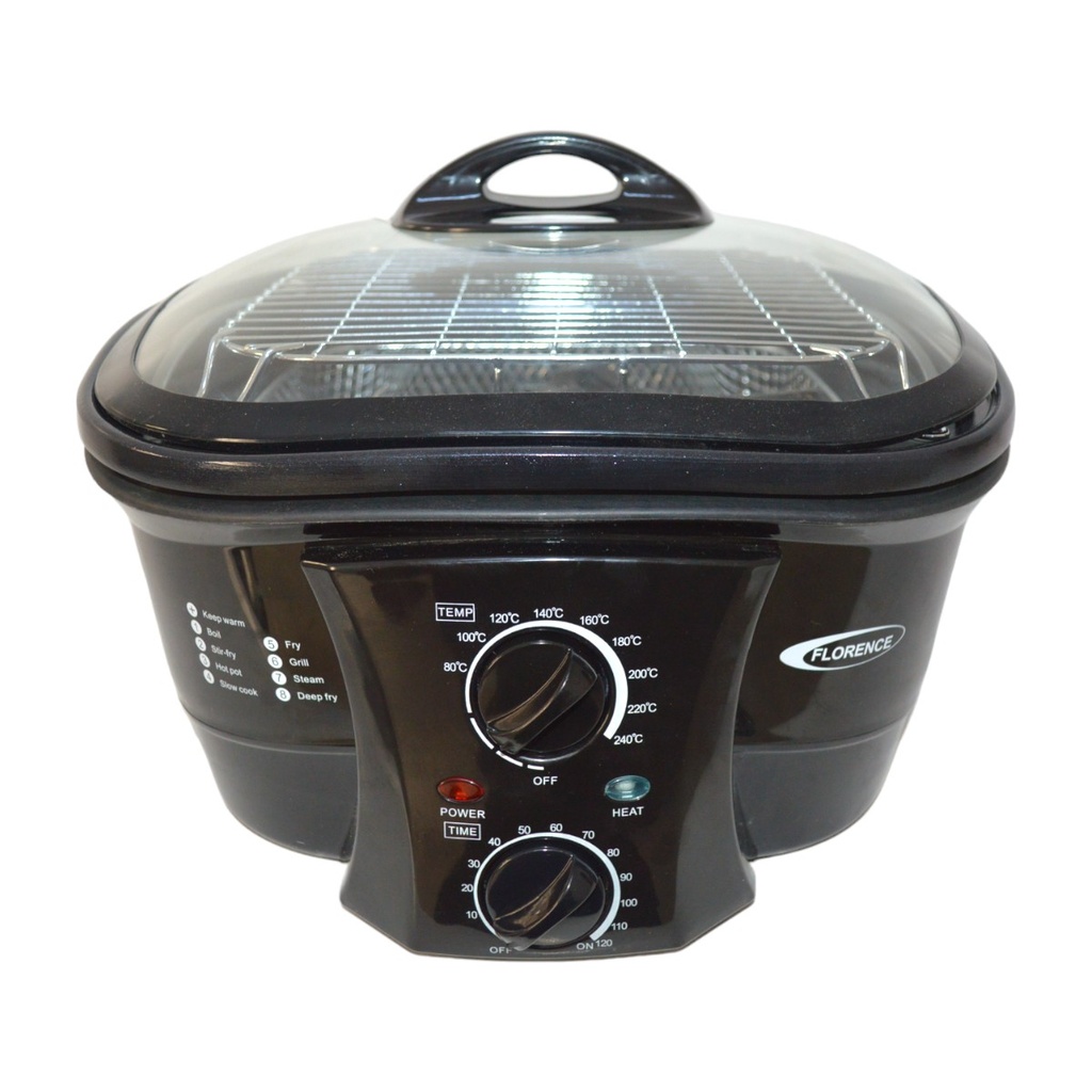 Multi-Cuiseur Électrique 8en1 Florence 1500W Noir 
