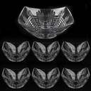 Lot de 7 Bols Carré Azur Glass Iris