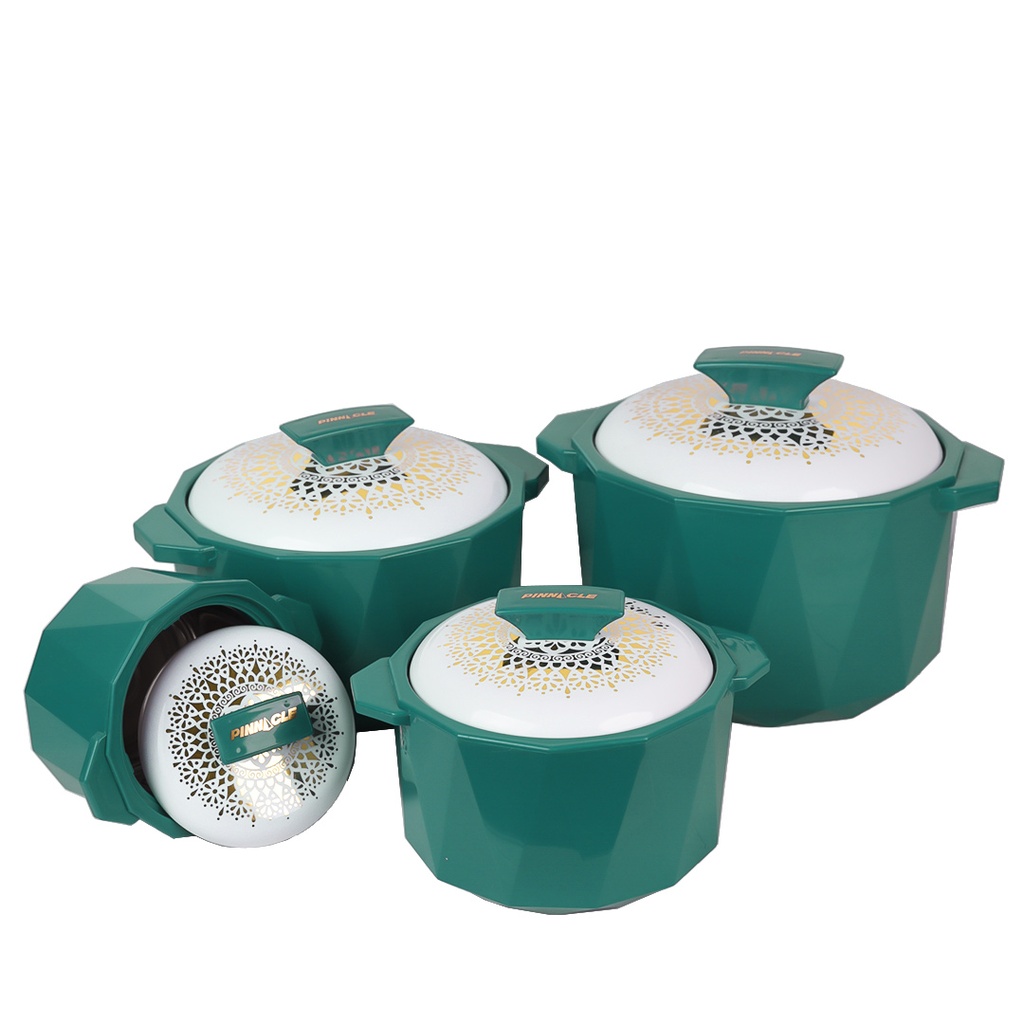Ensemble de 4 Boites Isotherme Pinnacle Vert Foncée