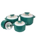 Ensemble de 4 Boites Isotherme Pinnacle Vert Foncée