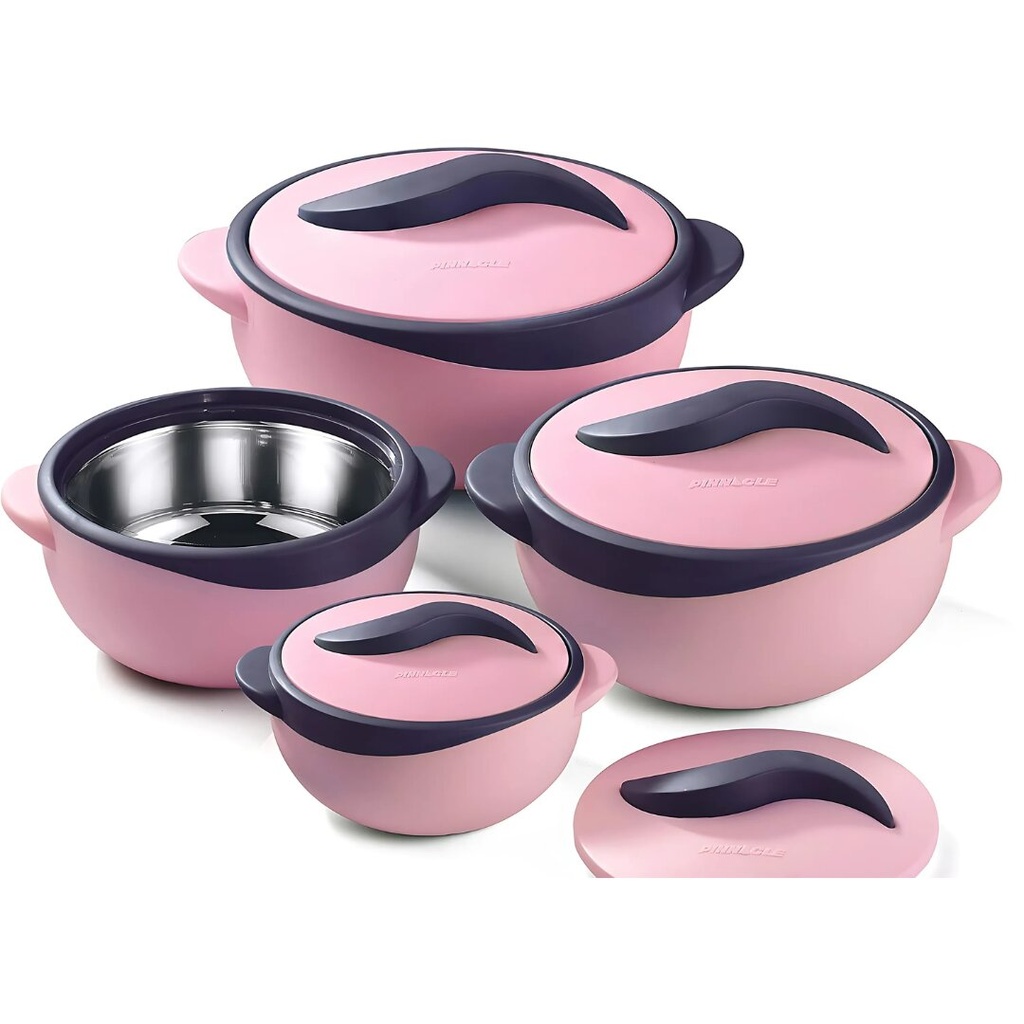 [SGM0418-R] Ensemble de 4 Boites Isotherme Pinnacle Rose