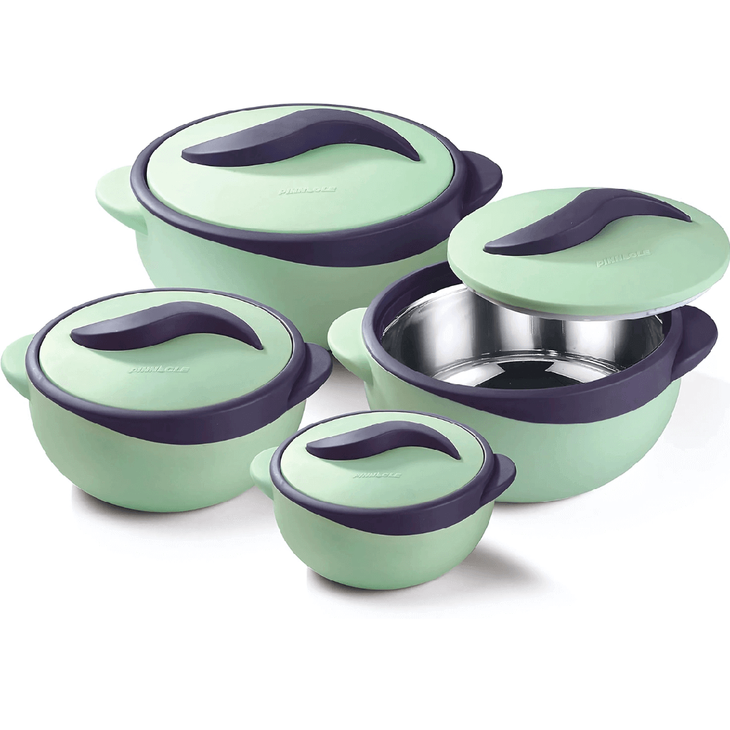 [SGM0418-VP] Ensemble de 4 Boites Isotherme Pinnacle Vert Pistache