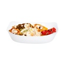 Plat Rectangulaire wavy Luminarc 30 x 22 cm Blanc