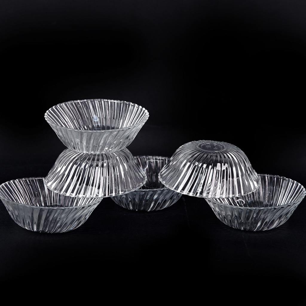 [SGM1210] Ensemble de 6 Bol en Verre Maya Sauce / portion / légumes / snacks 