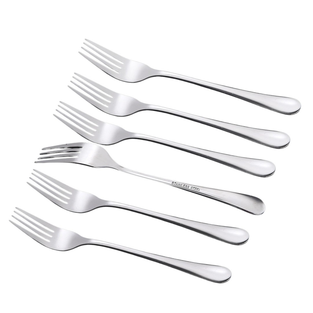 Lot De 6 Fourchettes de Table Cuisinova En Acier Inoxydable 