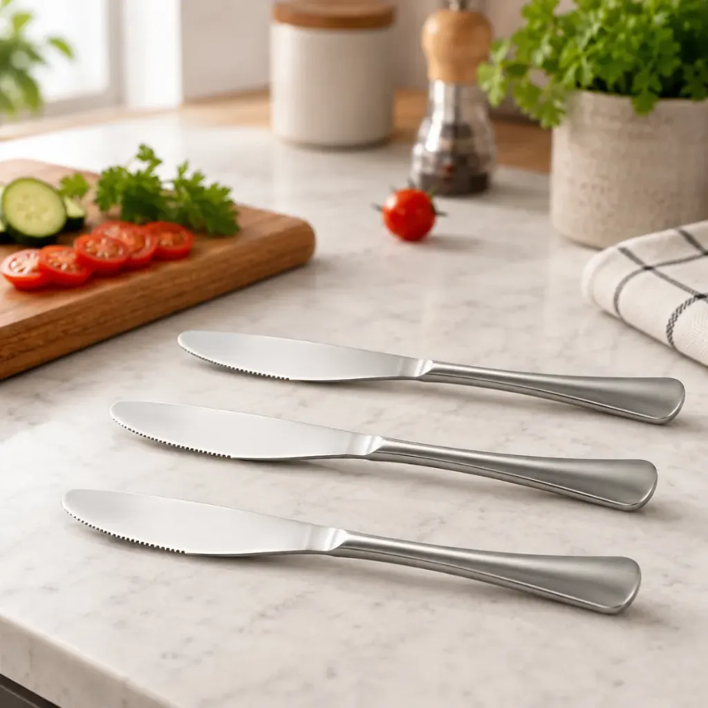 Pack de 3 Couteaux de Cuisine Cuisinova 22,5 cm 