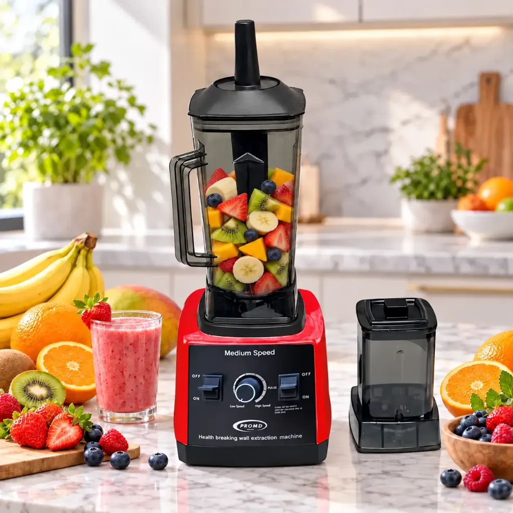 [PE9000-R] Blender 2en1 avec Grinder Prova 600W 2,5L Rouge