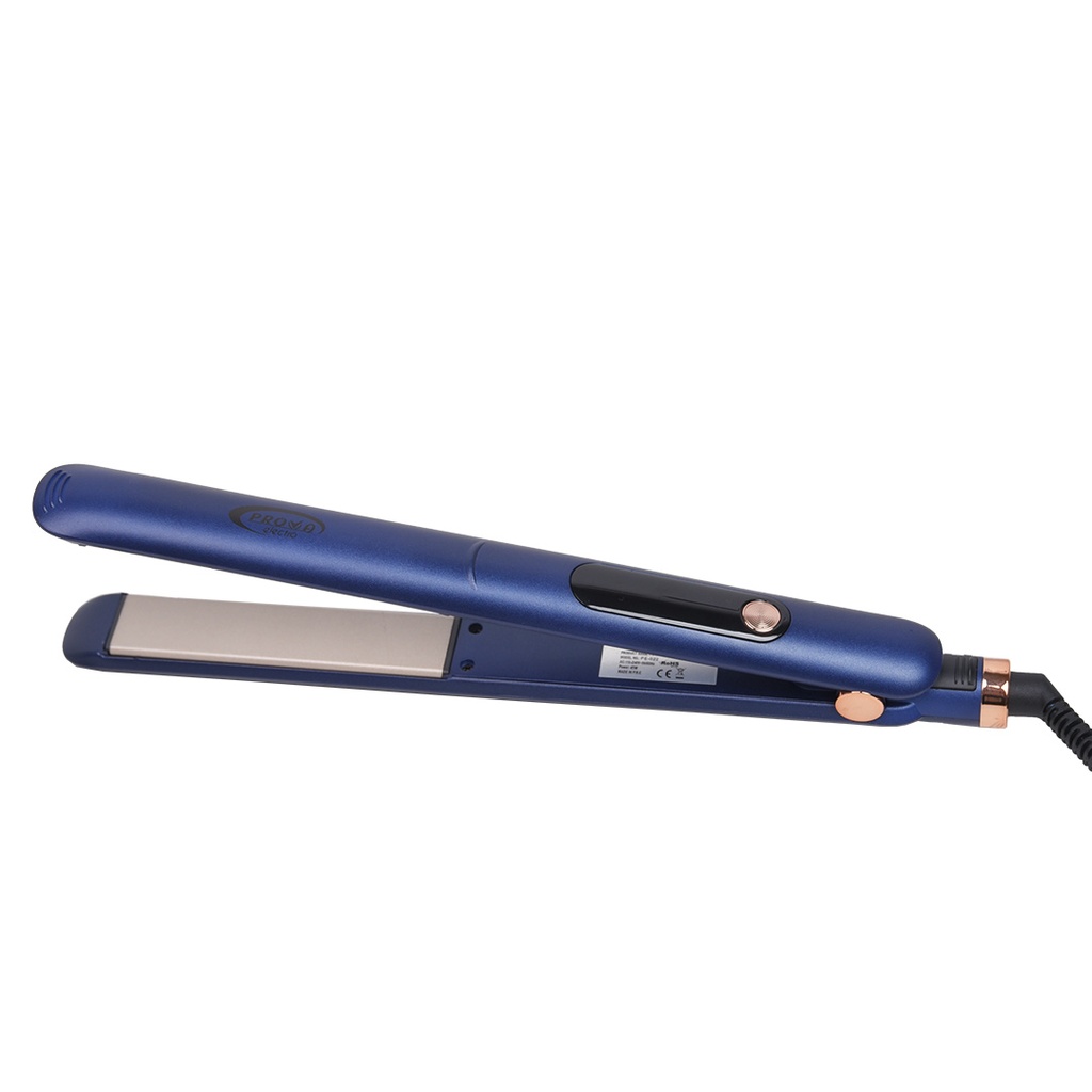 Plaque cheveux Prova Céramique Bleu 45W 210°C