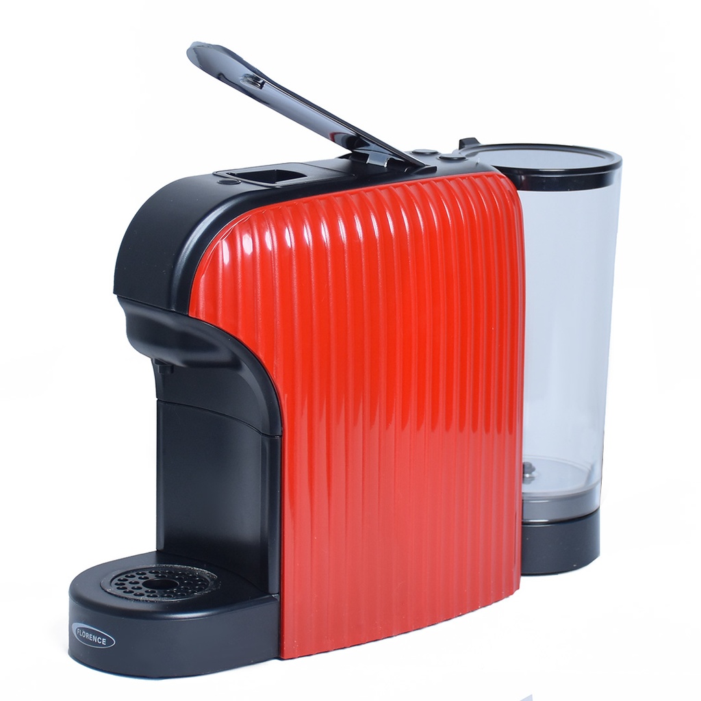 Machine café à capsule Nespresso Florence-1400W 1000 ml Rouge