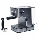 Machine À Café Expresso Cappuccino Latté Florence 1050W  Silver Noir 