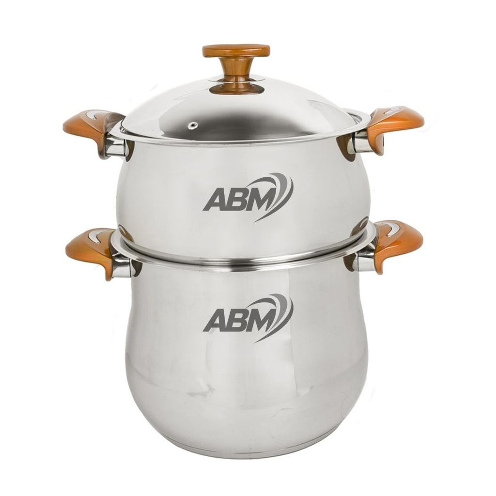 Couscoussier Inox 18/10 ABM 8L Miel