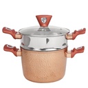 Couscoussier inox et Granite Baroly 20 cm - Effet Cuivre