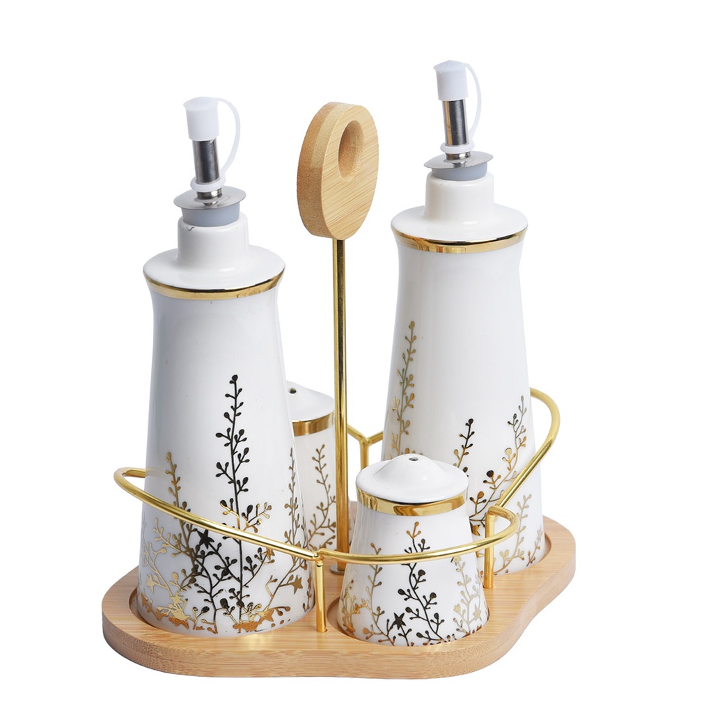 [SAI0074] Ensemble Huillières En porcelaine 5 pièces 