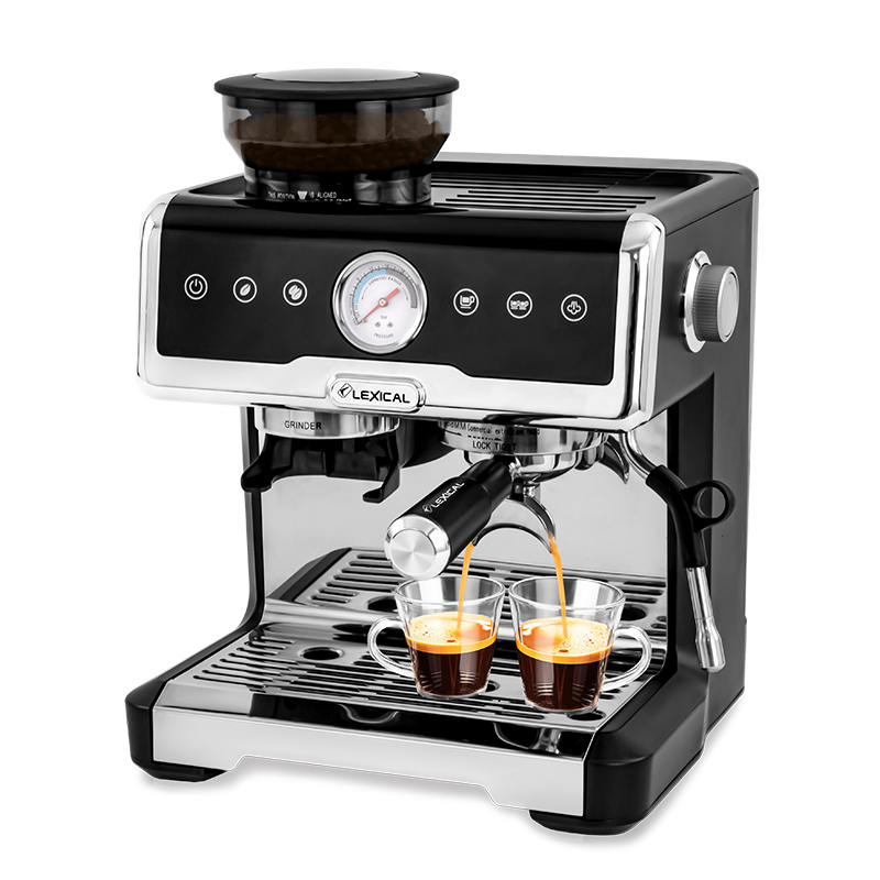 Machine a Café Expresso Avec Grinder Multifonctions Lexical 2400W