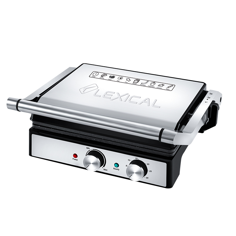 [LSM-2571] Appareil de Cuisson Panini Lexical avec Miniteur 2000W