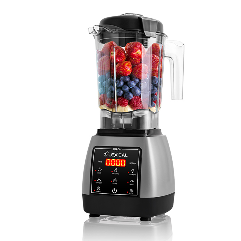 Blender Professionnel Avec Afficheur Lexical 2000W 2L Argent