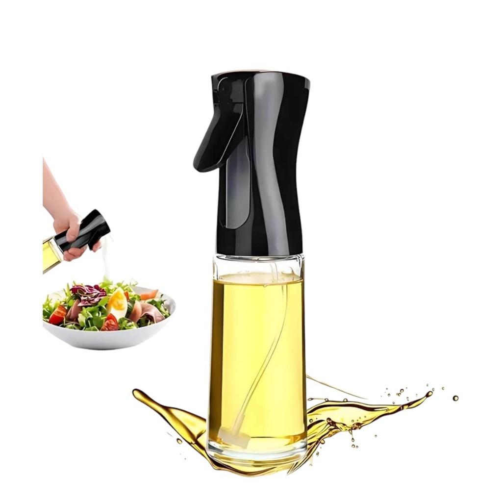 Vaporisateur Huile Et Vinaigre 210 ml Spray En Verre Noir 