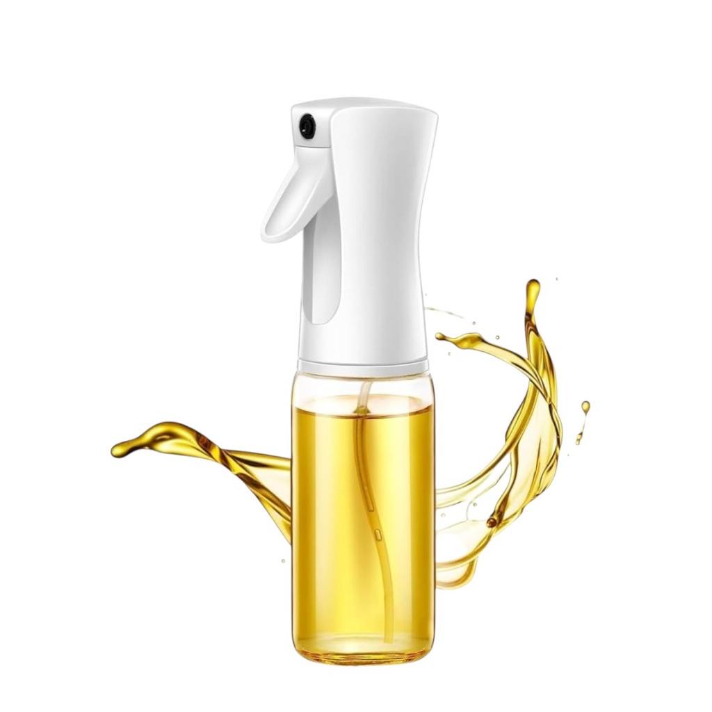 Vaporisateur Huile Et Vinaigre 210 ml Spray En Verre Blanc