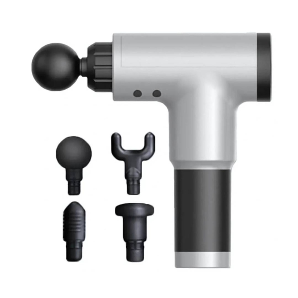 Pistolet De Massage Musculaire Argent