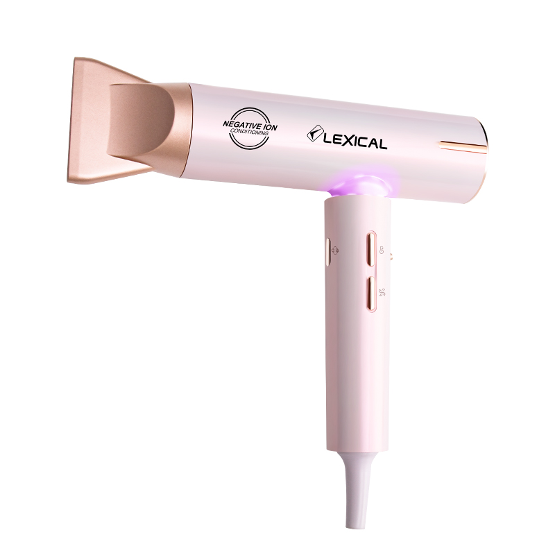 [LHD-5090] Sèche Cheveux Professionnel Lexical 1800W Rosé 