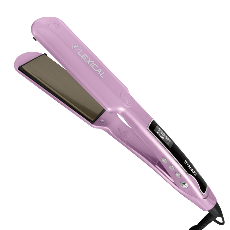 Plaque Cheveux avec Sérum Gratuit Lexical 65W Rose