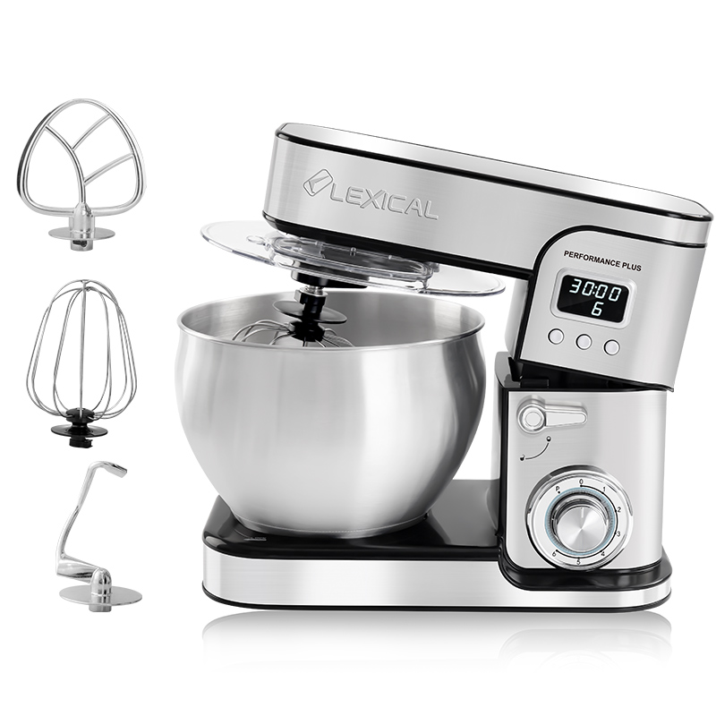 [LMB-1837] Robot Pétrin Lexical Avec afficheur 7L 1300W Argent