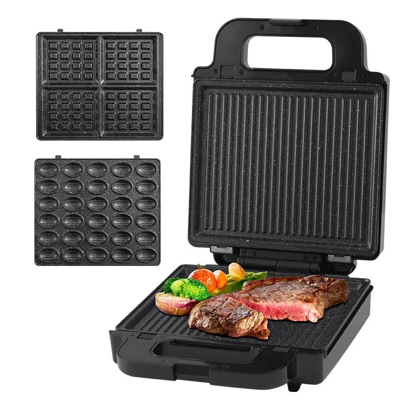 [LSM-2534] Appareil de Cuisson 3en1 Zouza , Panini , Gauffre Lexical 1400W
