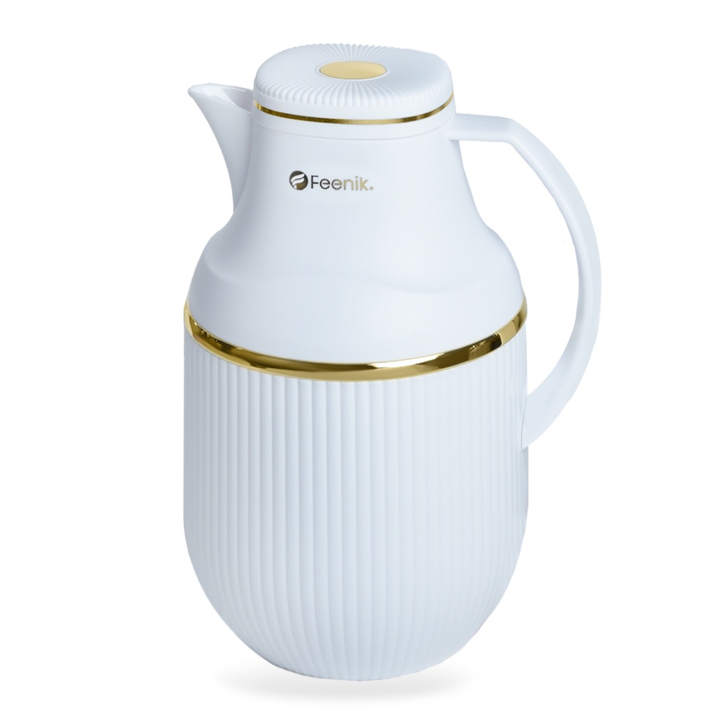 [1763-9B] Thermos Feenik 1L Blanc