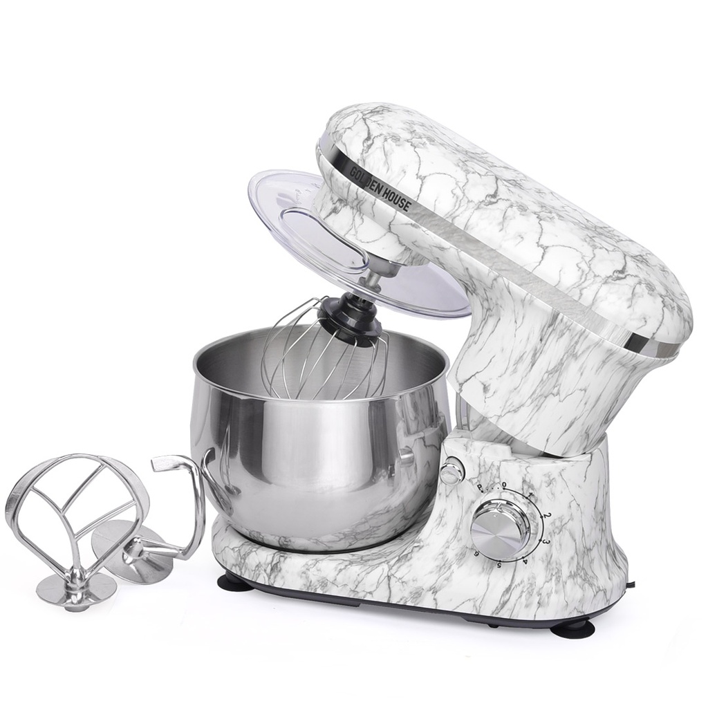 [SAI0085] Robot Pétrin Golden House 5L 1000 W - Marbre Gris