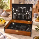 Coffret Ménagère De Cuisine 75 Pièces Golden House - Model 1