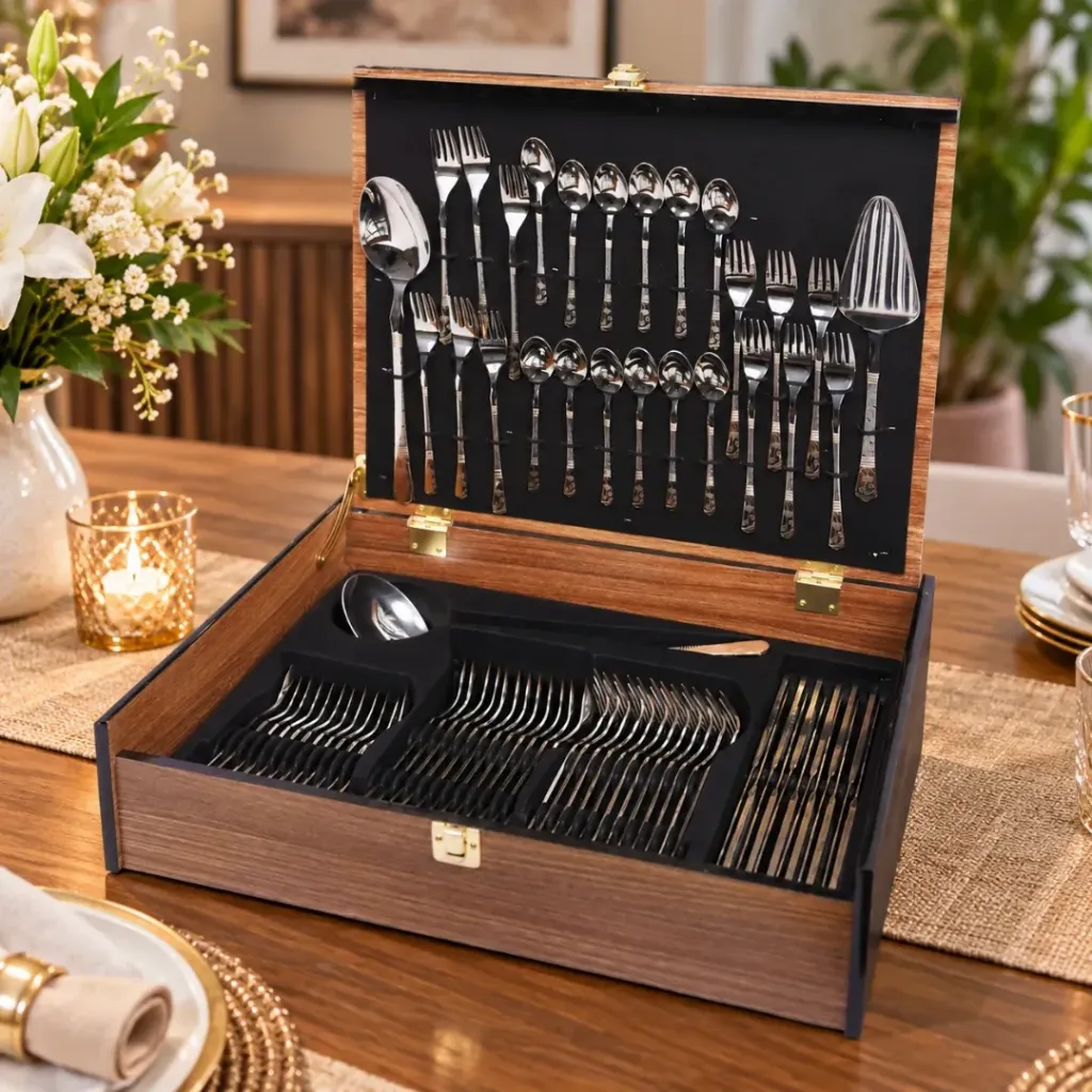 [SAI71-3] Coffret Ménagère De Cuisine 75 Pièces Golden House - Model 2