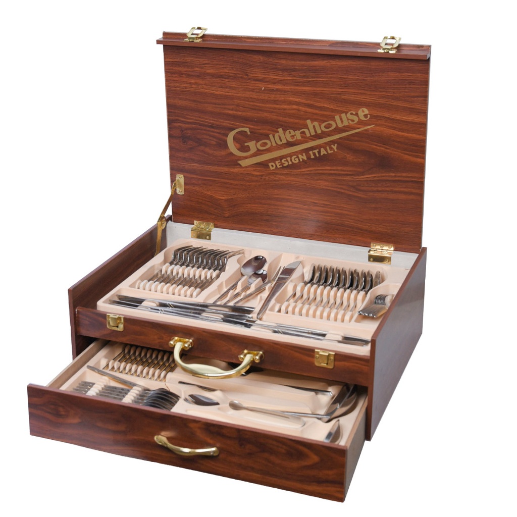 Coffret Ménagère De Cuisine 86 Pièces Golden House - Model 1