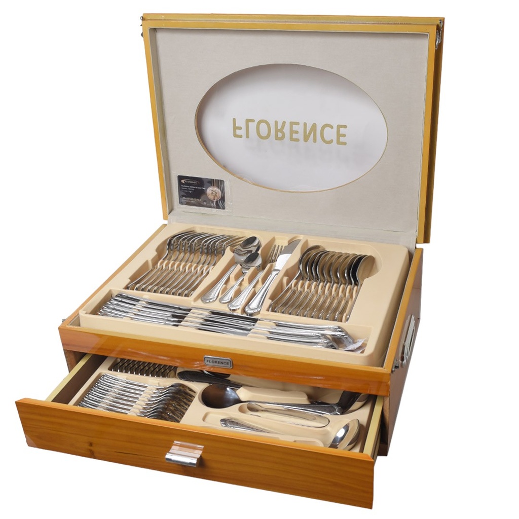 Coffret Ménagère De Cuisine 72 Pièces FLORENCE 