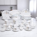 Service a Table en Porcelaine 64 Pièces IRIS Rond  - Model 3