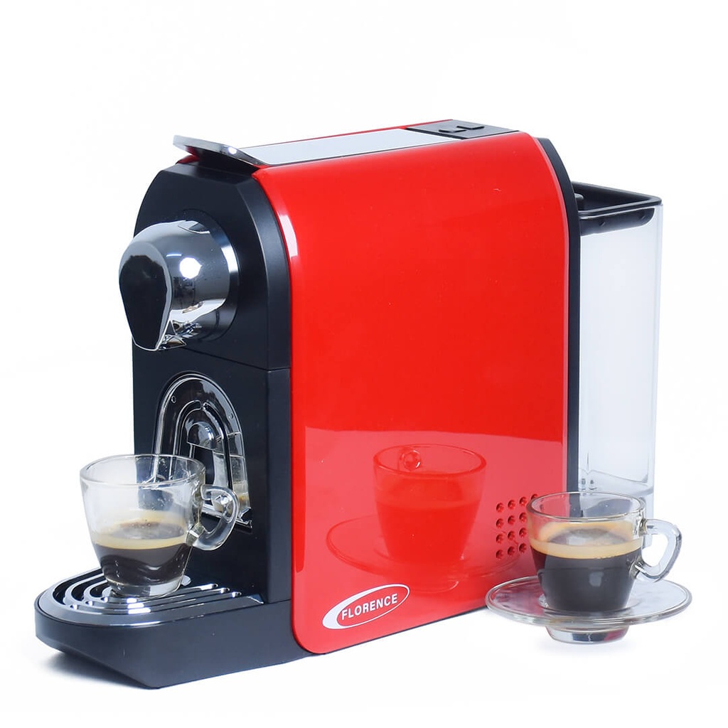[CNM1R] Machine café à capsule Nespresso Florence -1400W 800 ml Rouge