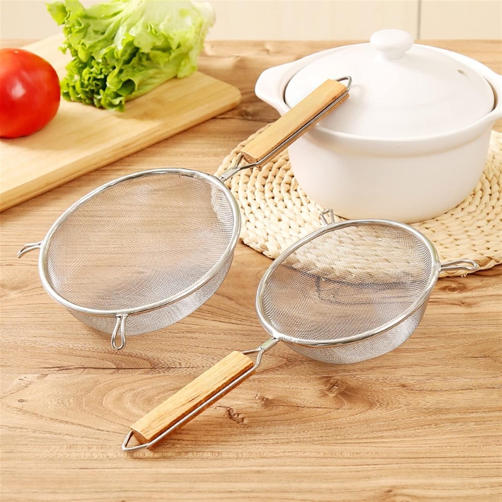 [AF0153] Pack de 2 Passoires En Acier Inoxydable 16/12Cm