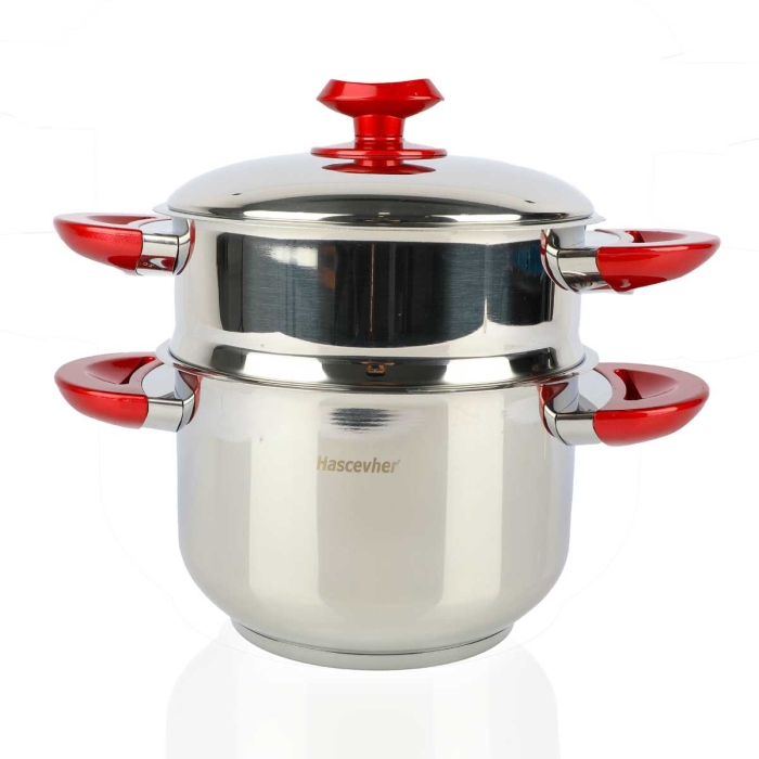 [SAI0108] Couscoussier Inox Hascevher 4 Litres 20 cm