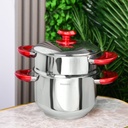Couscoussier Inox Hascevher 6 Litres 22 cm