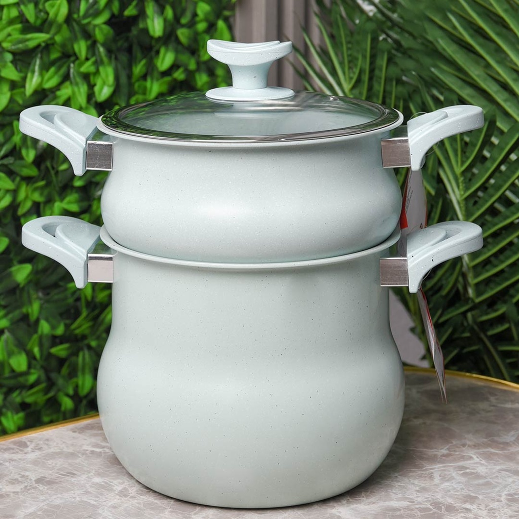 [COU22-P] Couscoussier Granite Lines 22 cm Pastel