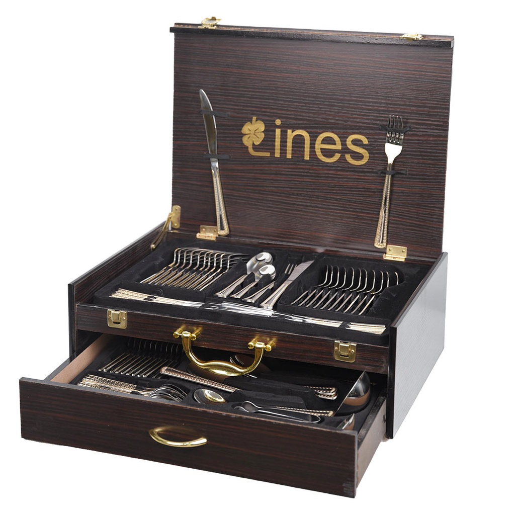 [LIN72-M1] Coffret Ménagère De Cuisine 72 Pièces Lines Model 1
