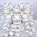 Service De Table 114 Pièces en Porcelaine Florence M2
