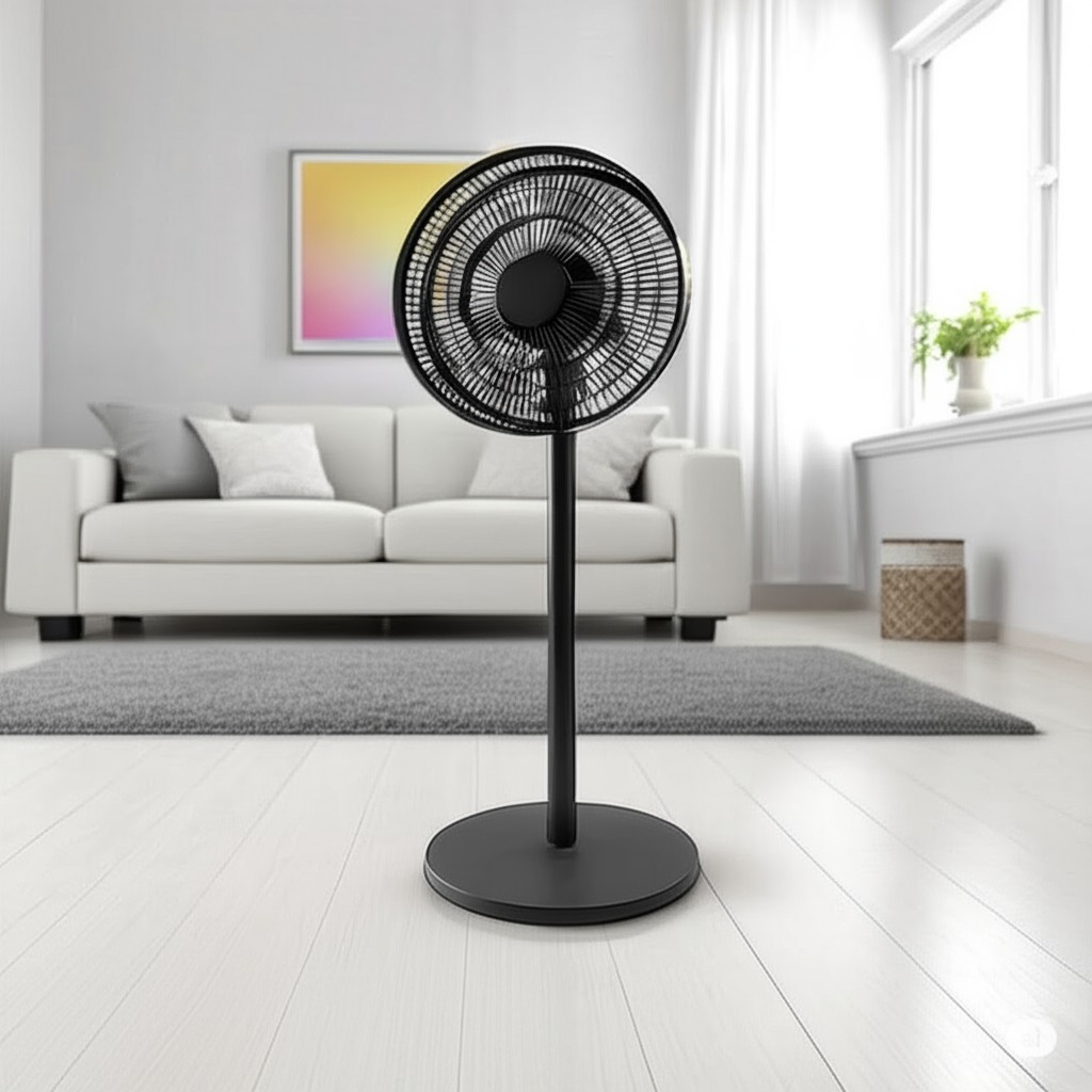 Ventilateur Lexical sur Pied 50W Noir 