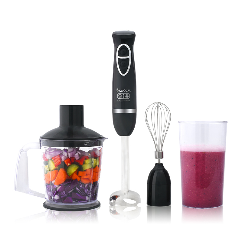 [LHB-1604-N] Mixeur Plongeant 4en1 Lexical 600W Noir 