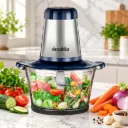 Decakila Hachoir électrique En Verre Bleu 300W - 2L
