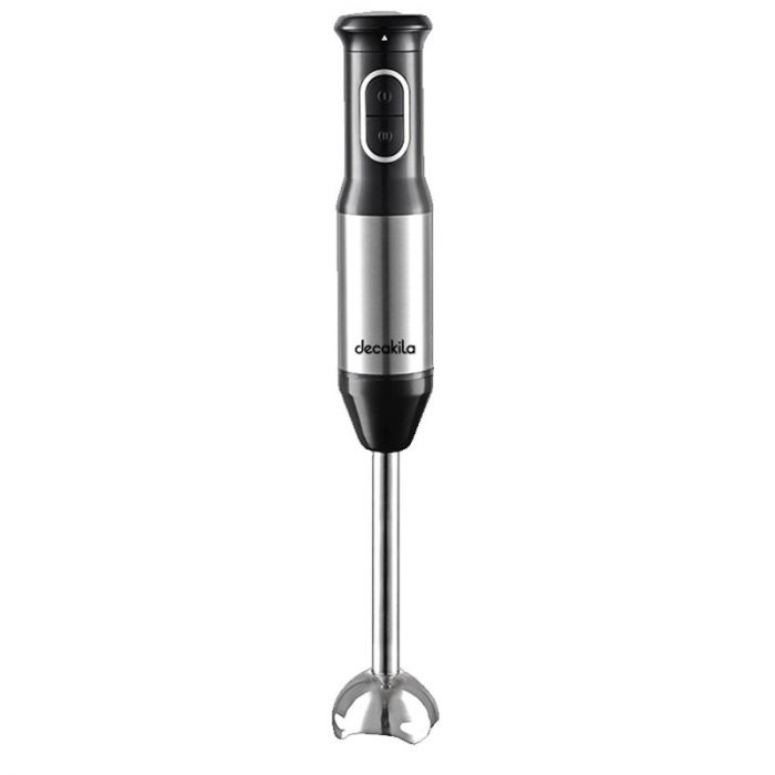 Decakila Mixeur Plongeant 2 en 1 1200W 2 vitesses