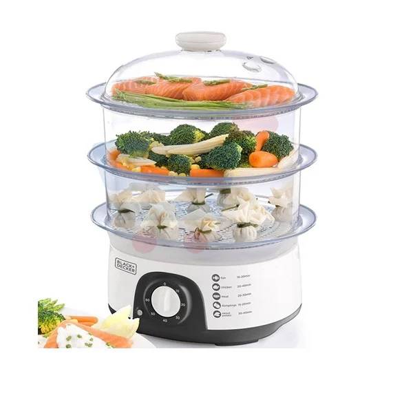 Black & Decker Cuiseur vapeur 775W 10L – Blanc