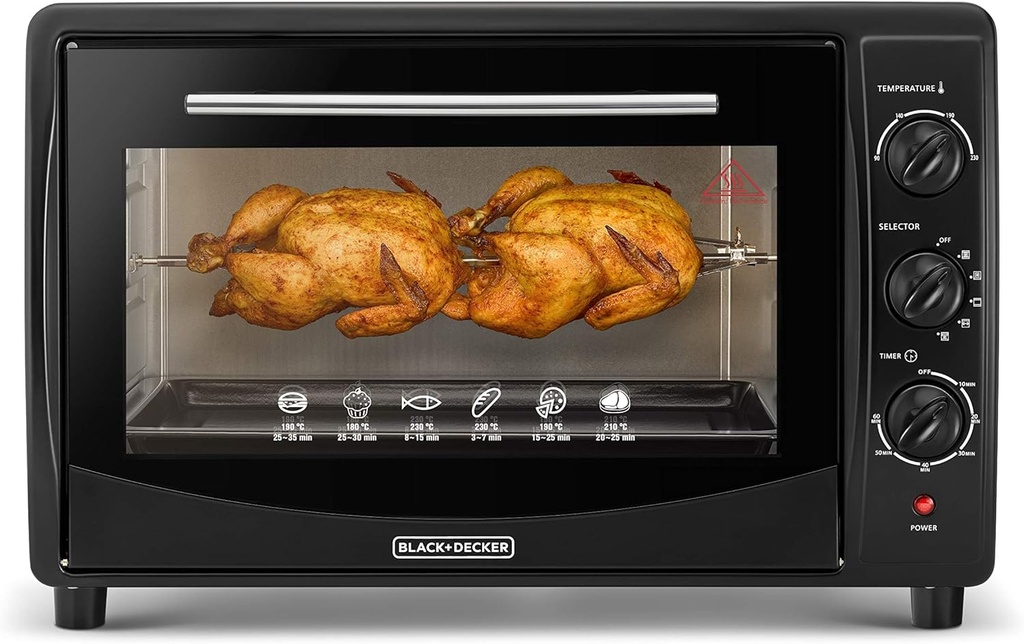 [TRO45RDG-B5] Black & Decker Four électrique 45L – Noir