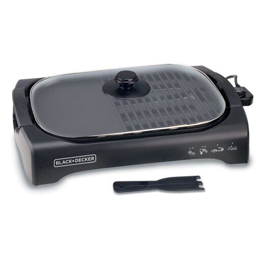 Black & Decker Barbecue électrique avec couvercle - 2200W