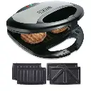 Black & Decker Appareil à Panini/Croque 750W – 2 Fentes – Noir